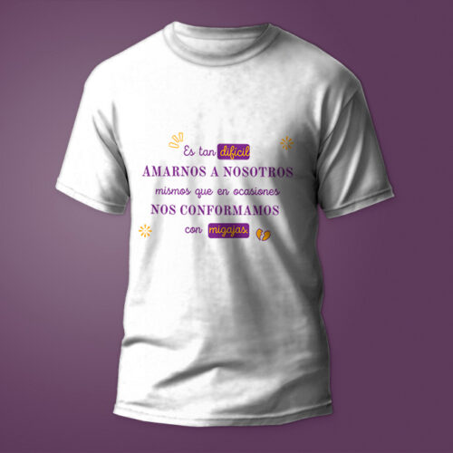 Inicio 14 Tienda Oscar Onofre Playera blanca hombre frase dificil amarnos tienda oscar onofre 1