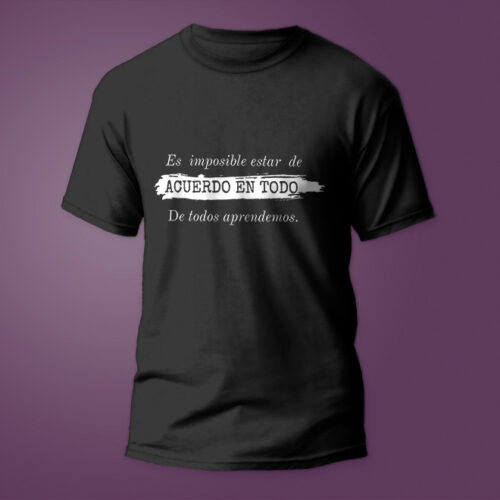 Inicio 18 Tienda Oscar Onofre Playera negra hombre frase acuerdo en todo tienda oscar onofre 1